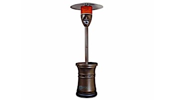 Lava Heat Italia Alto T-Line Commercial Patio Heater | Dome Style 7-Foot | Heritage Bronze Natural Gas | TL7MGBM