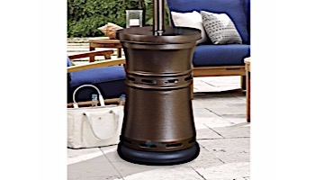 Lava Heat Italia Alto T-Line Commercial Patio Heater | Dome Style 7-Foot | Heritage Bronze Natural Gas | TL7MGBM