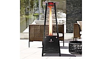 Lava Heat Italia© Capri A-Line Commercial Patio Heater | Triangular 6-Foot | Stainless Steel Natural Gas | AL6MGS LHI-103