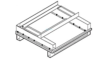 Pentair MegaTherm 500 Base/Tile Support Assembly | 10536901