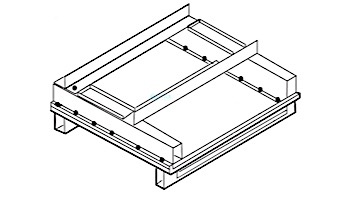 Pentair MegaTherm 600 Base/Tile Support Assembly | 10536902