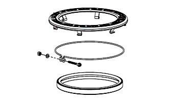 Pentair Stainless Steel Pool LED Face Ring Assembly | 600095