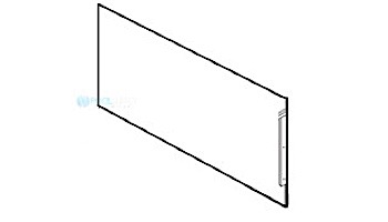 Pentair MegaTherm Right Lower Rear Panel/Heat Shield Weldment | 10540701