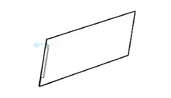 Pentair MegaTherm Left Lower Rear Panel/Heat Shield Weldment | 10540702