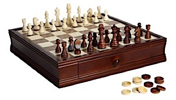 Hathaway Prodigy Wood Chess & Checkers Set | NG2110 BG2110