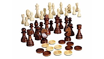 Hathaway Prodigy Wood Chess & Checkers Set | NG2110 BG2110