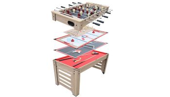 Hathaway Madison 54-Inch 6-In-1 Multi-Game Table | NG5017 BG5017