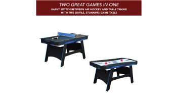 Hathaway Bandit 5-Foot Air Hockey Table with Table Tennis Top | NG5029 BG50290