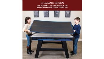 Hathaway Bandit 5-Foot Air Hockey Table with Table Tennis Top | NG5029 BG50290
