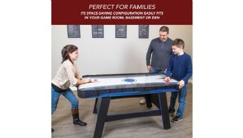 Hathaway Bandit 5-Foot Air Hockey Table with Table Tennis Top | NG5029 BG50290