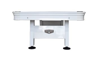 Hathaway Alpine 8-Ft. Outdoor Pool Table | White with Blue Felt | BG3147