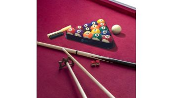 Hathaway Augusta 8-Foot Non-Slate Pool Table | Mahogany | NG2527 BG2527