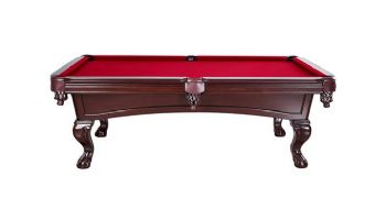 Hathaway Augusta 8-Foot Pool Table | Mahogany with Red Belt | NG2527 BG2527