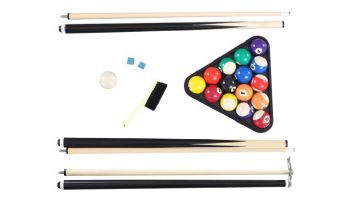 Hathaway Augusta 8-Foot Pool Table | Mahogany with Red Belt | NG2527 BG2527