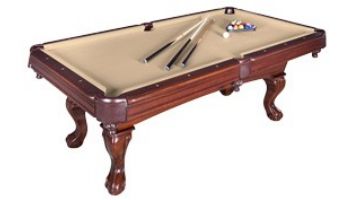 Hathaway Augusta 8-Foot Pool Table | Mahogany with Red Belt | NG2527 BG2527
