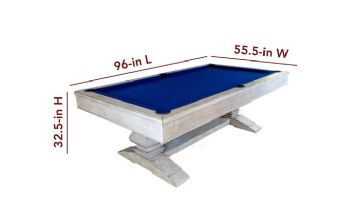 Hathaway Montecito 8-Foot Pool Table | NG5021 BG5021