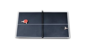 Hathaway Spartan 6-Ft. Pool Table with Table Tennis Top | Black with Red Felt | NG5031 BG50310