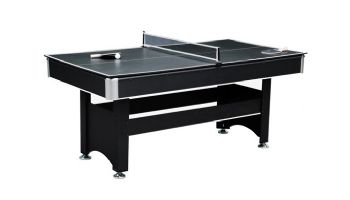 Hathaway Spartan 6-Ft. Pool Table with Table Tennis Top | Black with Red Felt | NG5031 BG50310