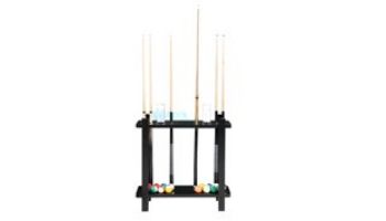 Hathaway Classic Floor Billiard Pool Cue Rack | Black | NG2567-BK BG2567-BK