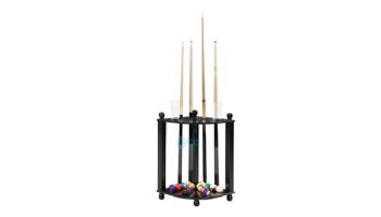 Hathaway Regent Corner Floor Cue Rack | Black | NG2569-BK BG2569-BK