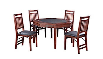 Hathaway Broadway 48-Inch Folding Poker Table & Chairs Set | NG2355