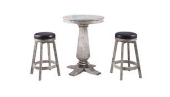 Hathaway Montecito 3-Piece Pub Table Set | Driftwood Finish | NG5020 BG5020