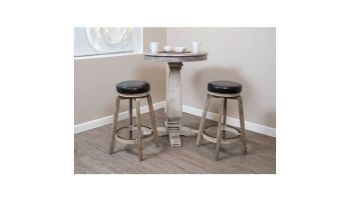 Hathaway Montecito 3-Piece Pub Table Set | Driftwood Finish | NG5020 BG5020
