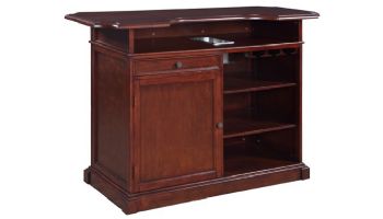 Hathaway Ridgeline 5-Ft. Hardwood Home Bar with Storage | Mahogany Finish | NG2728 BG2728