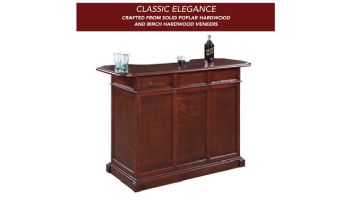 Hathaway Ridgeline 5-Ft. Hardwood Home Bar with Storage | Mahogany Finish | NG2728 BG2728