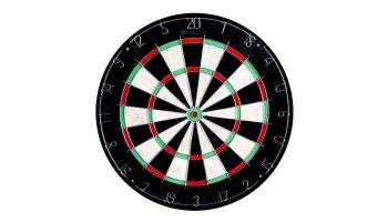 Hathaway Drifter Solid Wood Dartboard and Cabinet Set | Rustic Oak | BG1046-RUO