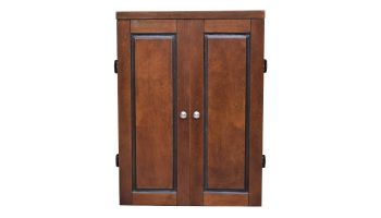 Hathaway Brookline Electronic Dartboard Cabinet Set | Walnut | NG5004 BG5004