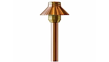 FX Luminaire SP 20W LED Path Light | 12" Riser | Copper | SP-LED20W-12R-CU