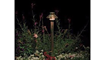 FX Luminaire SP 20W LED Path Light | 12" Riser | Copper | SP-LED20W-12R-CU