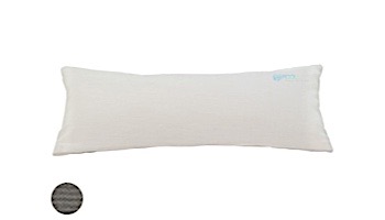 Ledge Lounger Essentials | Rectangular Bolster Throw Pillow | 7" x 18" | Standard Fabric Charcoal Grey | LL-TP-R718-STD-4644