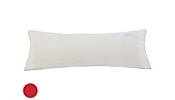 Ledge Lounger Essentials | Rectangular Bolster Throw Pillow | 7" x 18" | Premium 1 Fabric Jockey Red | LL-TP-R718-P1-4603