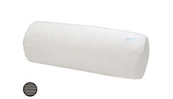 Ledge Lounger Essentials | Round Bolster Throw Pillow | 7" x 18" | Standard Fabric Charcoal Grey | LL-TP-B718-STD-4644