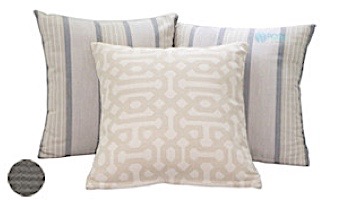 Ledge Lounger Essentials | 12" Square Throw Pillow | Standard Fabric Oyster | LL-TP-S1212-STD-4642