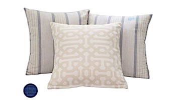 Ledge Lounger Essentials | 14" Square Throw Pillow | Standard Fabric Mediterranean Blue | LL-TP-S1414-STD-4652