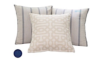 Ledge Lounger Essentials | 16" Square Throw Pillow | Standard Fabric Mediterranean Blue | LL-TP-S1616-STD-4652