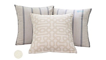 Ledge Lounger Essentials | 22" Square Throw Pillow | Standard Fabric Oyster | LL-TP-S2222-STD-4642