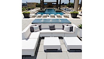 Ledge Lounger Essentials | 22" Square Throw Pillow | Premium 1 Fabric Tuscan | LL-TP-S2222-P1-4677