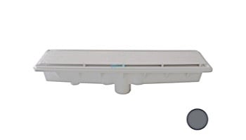 Pentair In-Floor formerly A&A Manufacturing AVSC Single Suction Standard Top Channel Drain | Dark Gray | 571858 | 285003
