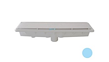 Pentair In-Floor formerly A&A Manufacturing AVSC Single Suction Standard Top Channel Drain | Euro Blue | 577512 | 285005