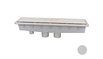 Pentair In-Floor formerly A&A Manufacturing AVSC Dual Suction Standard Top Channel Drain | Light Gray | 571954 | 286102