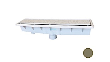 Pentair In-Floor formerly A&A Manufacturing AVSC Single Suction Pebble Top Channel Drain | Gold | 571487 | 288108