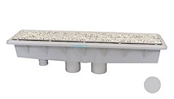 A_A AVSC Dual Suction Pebble Top Channel Drain | Light Gray | 571559 | 289102