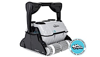Maytronics Dolphin C5 Commercial Class Inground Robotic Pool Cleaner with Remote & Caddy | 9999396X-C5