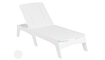 Ledge Lounger Mainstay Collection Chaise | White | LL-MS-C-WH