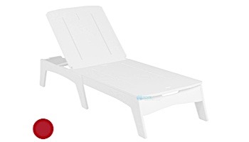 Ledge Lounger Mainstay Collection Chaise | Red | LL-MS-C-RD