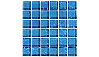 Artistry In Mosaics Galaxy Series - Trim Blue Glass Tile | TRIM-GG82348B17